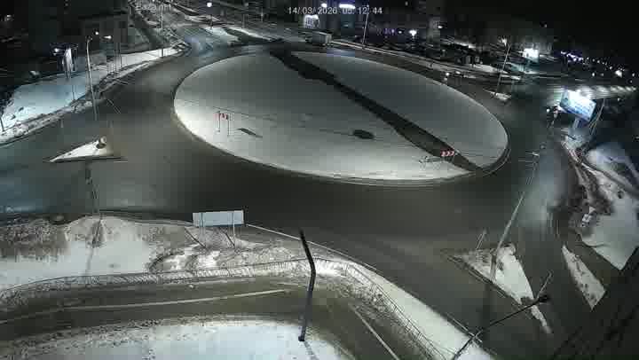 Пересечение улиц Конева и Воркутинской в Вологде: онлайн-камера